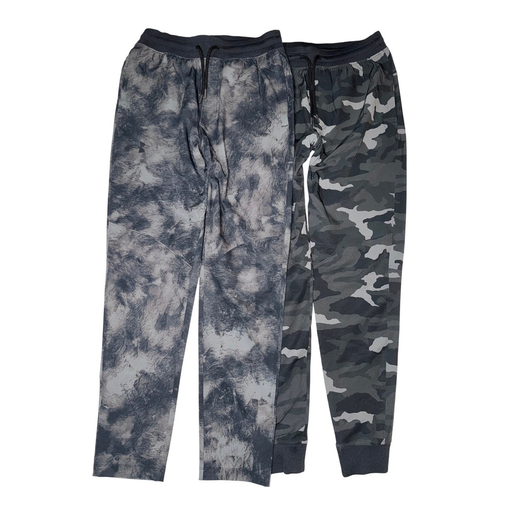 Under Armour Jogger Pants Mens MD Grey Camo Cloud Print 2 Pack NWOT